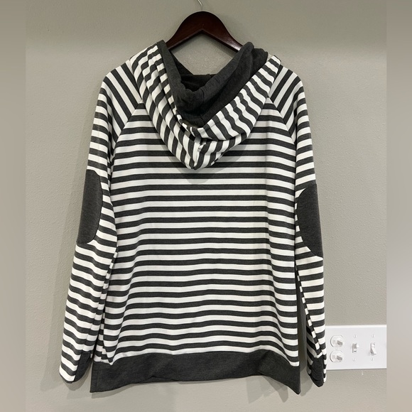 Double Hood Sweatshirt, 2XL - Picture 2 of 7